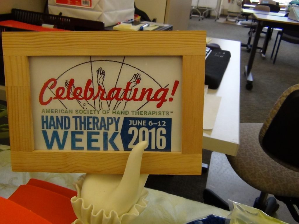 Hand Therapy Week Table 6